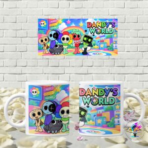 Caneca Personalizada Dandy's World – Mais de 20 Variações!