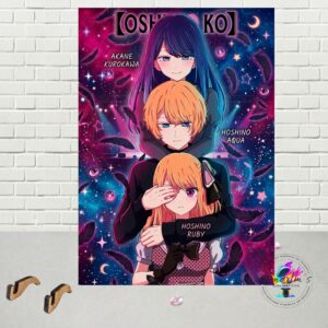 PLACA DECORATIVA EM MDF – OSHI NO KO
