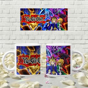 Caneca Yu-Gi-Oh! Personalizada Anime Geek Presente para Fãs e Duelistas