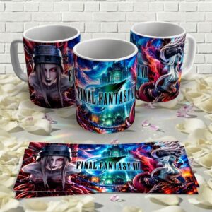 Caneca Final Fantasy  Personalizada Gamer RPG Geek Presente para Fãs